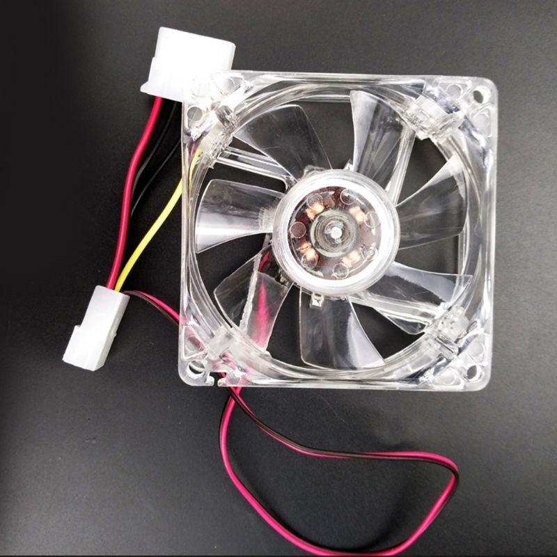 Ppy 3 15in LED Im Lặng Quạt Làm Mát CPU Tản Nhiệt Hiệu Suất Yên Tĩnh CPU PC Cooler