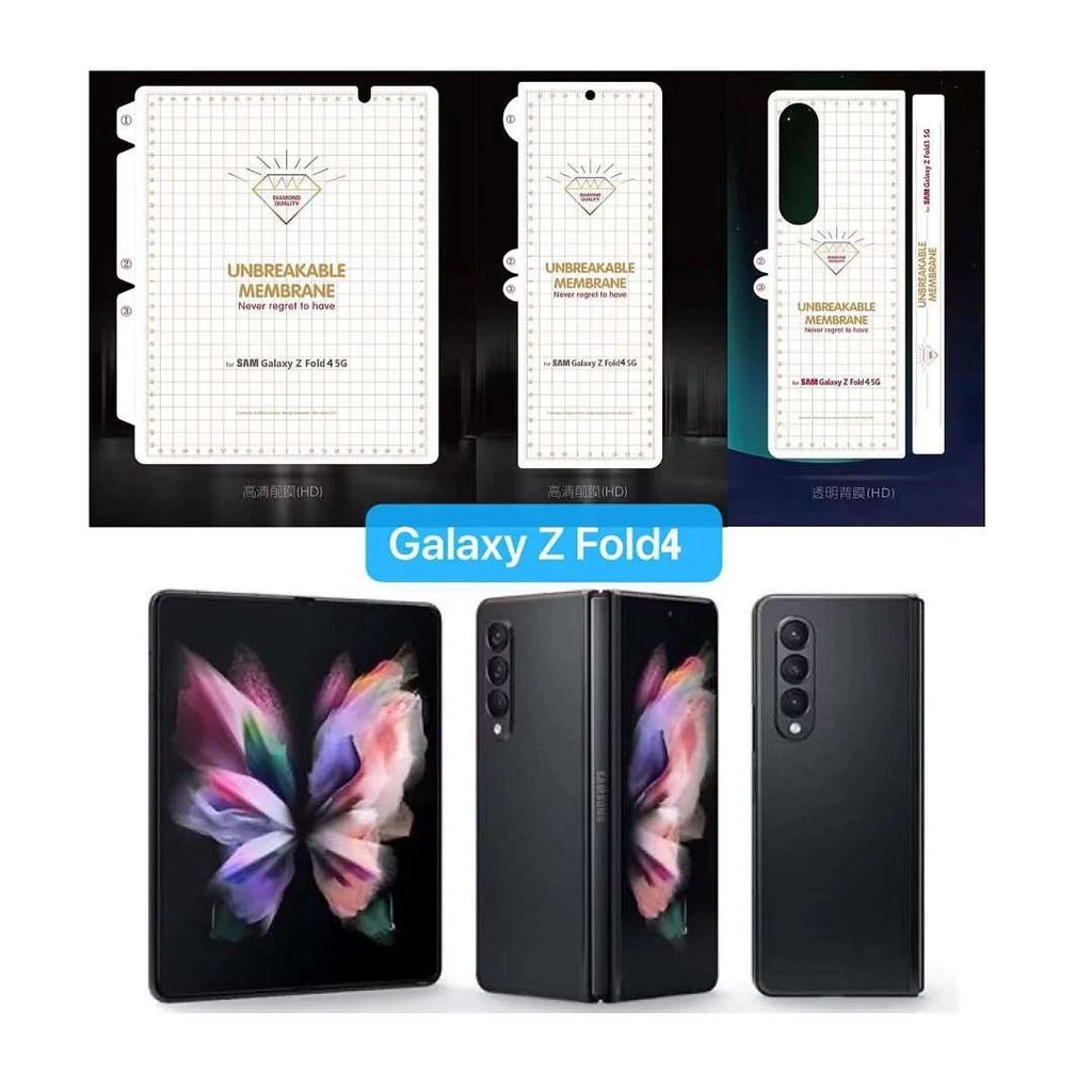 Combo dán PPF SamSung Z Flod 4 loại trong,cho màn hình, mặt lưng, full viền.