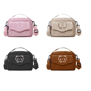 MỘT Cô Gái Đáng Yêu Hoạt Hình Messenger Túi Tote Nhỏ Vải Thắt Lưng Túi Đeo Vai Bé Gái Để Mua Sắm Treo o