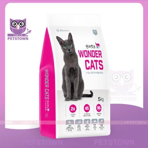 Thức ăn hạt Wonder Cat Cho Mèo Mọi Lứa Tuổi nhập khẩu Hàn Quốc X2 dinh dưỡng