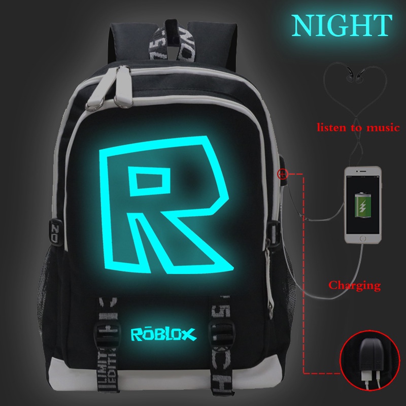 YT2 Roblox Ba Lô Dành Cho Nữ Nam Sinh Viên Dung Tích Lớn Thoáng Khí In Thời Trang Cá Tính Túi Đa Năng TY2
