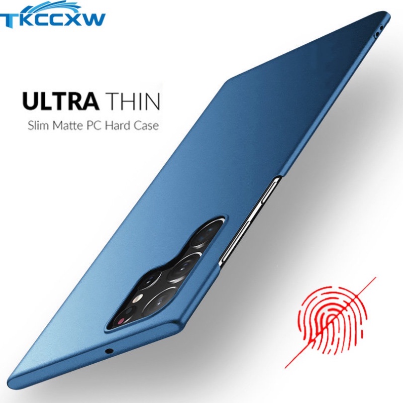 Ốp Điện Thoại PC Cứng Siêu Mỏng Mặt Nhám Cho Samsung Galaxy S23 S22 Ultra S23 + S22 + S21 FE A14