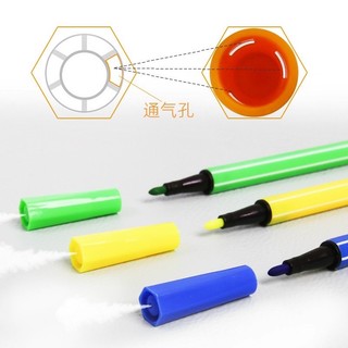 Hộp bút dạ mầu cà rốt 12 mầu