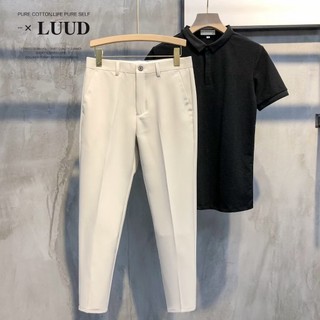 Dạo Phố Mùa Xuân Mùa Hè Màu Trơn Quần Côn Nam Anh Không Sắt Slim-fit Skinny Quần Thường Ngày Phù Hợp Với Quần Size 27-42