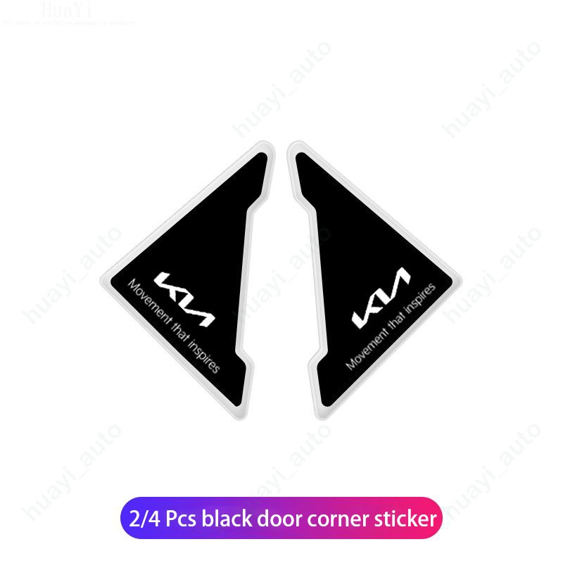 2 / 4 Miếng Dán Góc Cửa Xe Hơi Trong Suốt Chống Trầy Xước Cho Onet niro cerato Sonic rio sportage morning Selenos k2 k3 k5