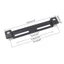 EDB * Universal Motorcycle Tail Tidy Biển Số Giá Đỡ Đèn Phía Sau Giá Đỡ Gắn