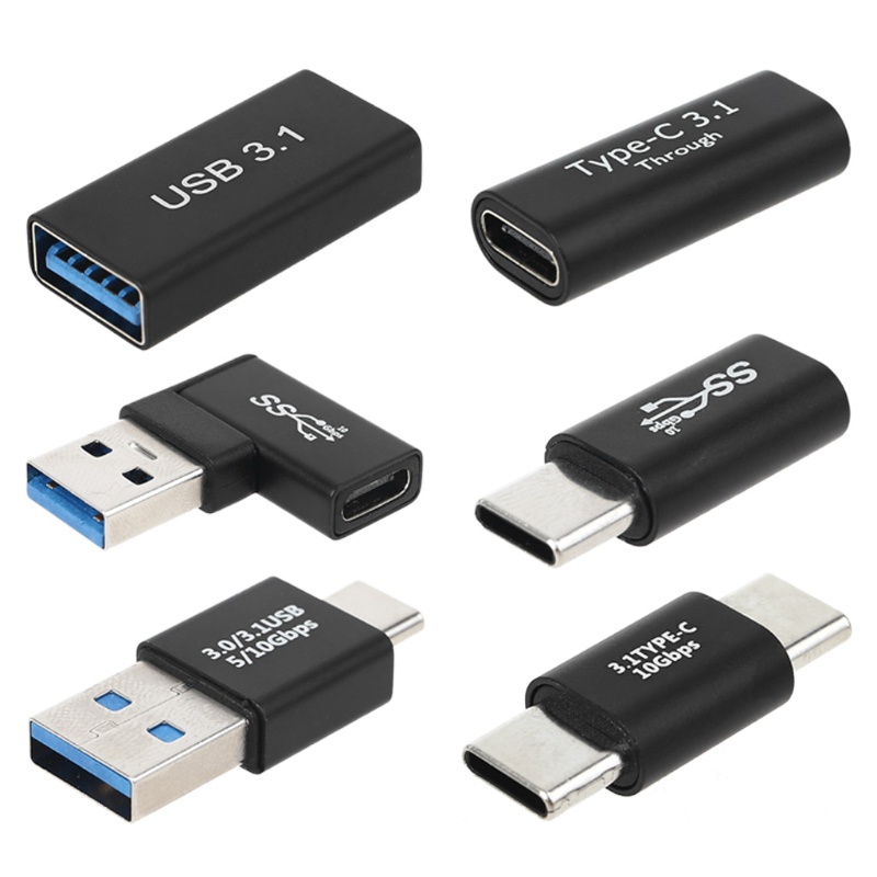 Redbaiaa1 USB C sang Type C Nam Nữ Sạc Bộ Chuyển Đổi Dữ Liệu Kết Nối Mở Rộng