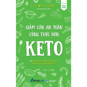 Sách - Giảm Cân An Toàn Cùng Thực Đơn Keto