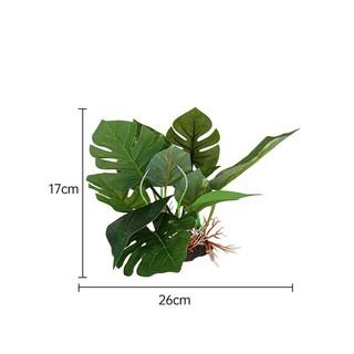 1 Cây Cỏ Nhân Tạo Trang Trí Bể Cá