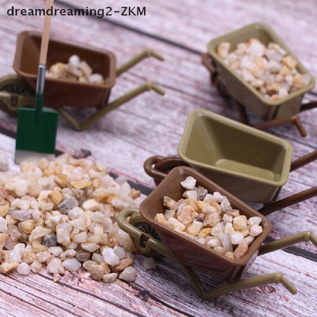 [dreamdreaming] 1Pc 1: 12 Nhà Búp Bê Xe Đẩy Xe Kéo Công Cụ Trang Trại Mô Hình Trang Trí Nội Thất Sân Vườn [zkm]