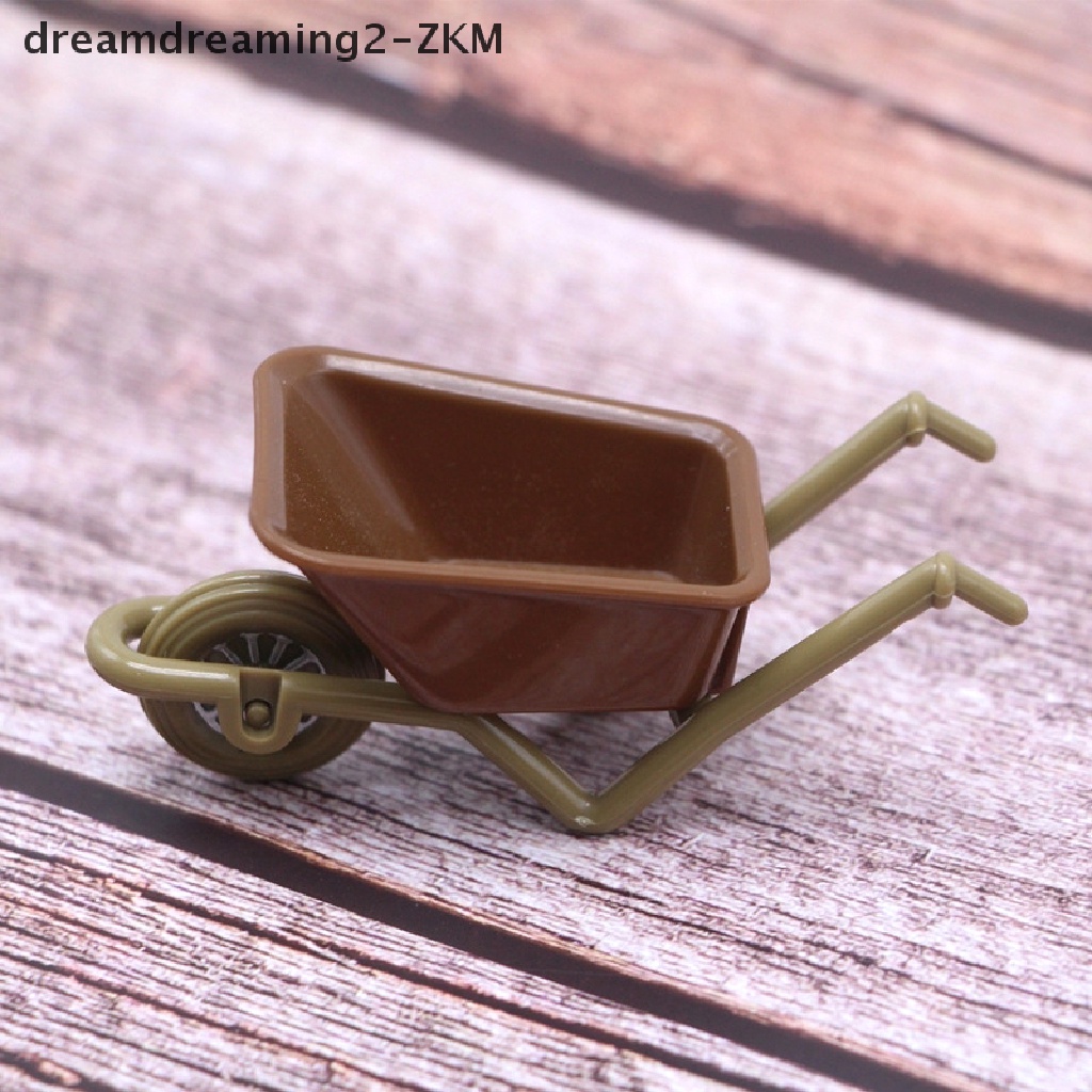 [dreamdreaming] 1Pc 1: 12 Nhà Búp Bê Xe Đẩy Xe Kéo Công Cụ Trang Trại Mô Hình Trang Trí Nội Thất Sân Vườn [zkm]