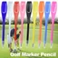 NEWIDEA 20 Chiếc Golf Marker Ghi Bàn Dụng Cụ Golf Phụ Kiện Bút Chì Golf Nhựa