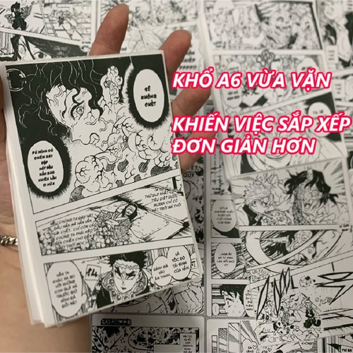 Set 200 Tờ Giấy Dán Tường Anime Mangawall Hình Poster In Truyện Tranh Trang Trí Bàn Học AnimeX