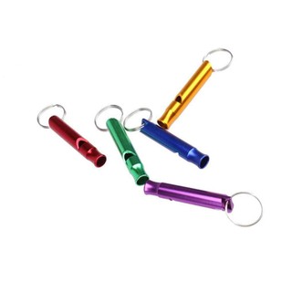 Set 3 / 5 / 7 / 14 Còi Thổi Huấn Luyện Chim Bồ Câu Bằng Nhôm Có Móc Khóa Tiện Dụng