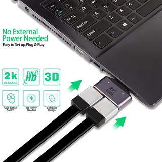 Bộ Chia hdmi 2 Trong 1 2 Cổng Ra 2k @ 60hz 2 Trong 1 hd Có Công Tắc Đèn led
