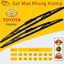 Cần gạt mưa khung xương lưỡi silicon, chổi gạt nước xe Toyota Innova gạt sạch không gây tiếng ồn