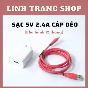 Cáp Sạc USB 3A Chất Liệu Silicone Mềm Dẻo (Bảo Hành 1 Năm)