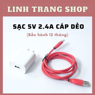 Cáp Sạc USB 3A Chất Liệu Silicone Mềm Dẻo (Bảo Hành 1 Năm)