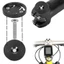 1 Bộ Giá Đỡ Đồng Hồ Tốc Độ GPS Bằng Hợp Kim Nhôm Tương Thích Với Garmin Edge / Bryton Rider / CatEye / Xe Đạp