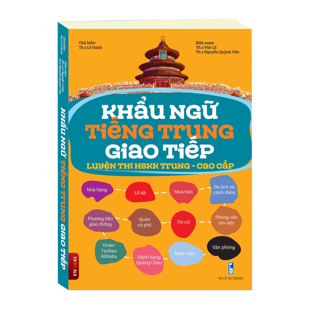 [Mã BMLTB200 giảm đến 100K đơn 499K] Sách-Khẩu Ngữ Tiếng Trung Giao Tiếp Luyện Thi HSKK Trung - Cao Cấp