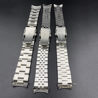 Dây đeo đồng hồ bằng thép không gỉ cong cho Seiko SKX007 Vòng đeo tay lặn kỷ niệm bằng thép chắc chắn SKX009 Series 18 19 20 21 22 23 24mm