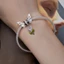 Bamoer Hạt Charm Hình Bướm Và Hoa Hồng Phong Cách Retro BSC823