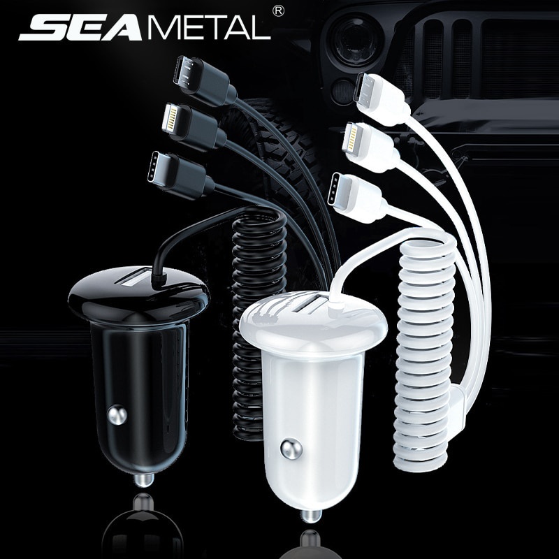 Dây cáp sạc nhanh SEAMETAL USB loại C 3 trong 1 thích hợp cho điện thoại IOS