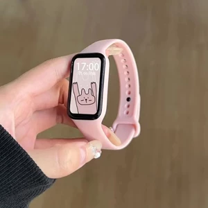 Dây Đeo Cổ Tay Chính Hãng 100% Màu Xanh Lá Huỳnh Quang Cho Xiaomi Redmi band2 2023 Redmi Band 2 Mới Xiaomi Mi Band 8 Active