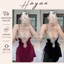 HT64 Váy ngủ sexy viền hoa ren xẻ ngực tôn dáng,váy ngủ lụa mặc nhà xẻ hông gợi cảm HT64