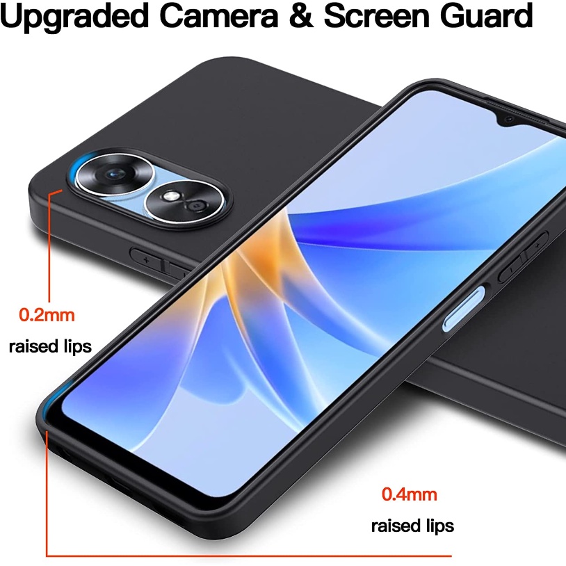 Ốp Điện Thoại Silicon Mềm Nhám Bảo Vệ Toàn Diện Cho OPPO Reno 8T 5G 9 8 Pro A97 A78 A58 A58x A77 A77S A57 2022