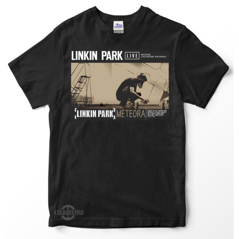 Áo Thun Ngắn Tay In Hình Linkin Park Meteora Cá Tính Cho Nam Và Nữ