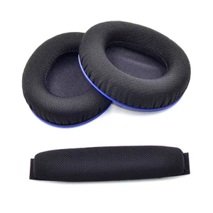 BTM 1 Cặp Miếng Đệm Tai Đệm Miếng Đệm Tai Mềm Băng Đô Chùm Cho HyperX Cloud Stinger Tai Nghe Thay Thế