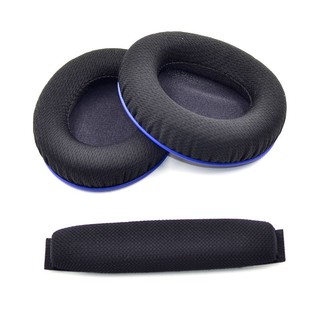 Miếng đệm tai HL Vỏ gối màu đen 1 cặp Memory Foam Thay thế mềm mại cho tai nghe không dây HyperX Cloud Stinger