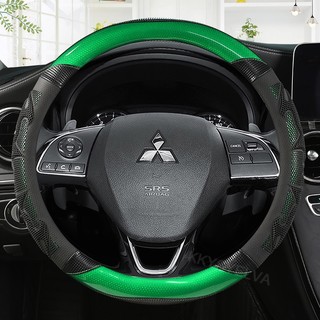 Bọc vô lăng ô tô 38cm 15 "Dành cho Mitsubishi ASX RVR Pajero Sport Outlander PHEV Airtrek Grandis lancer evo Eclipse Cr