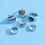 GODD 6 Chiếc Bikers Gothic Skull Ring Card Dành Cho Nữ Halloween