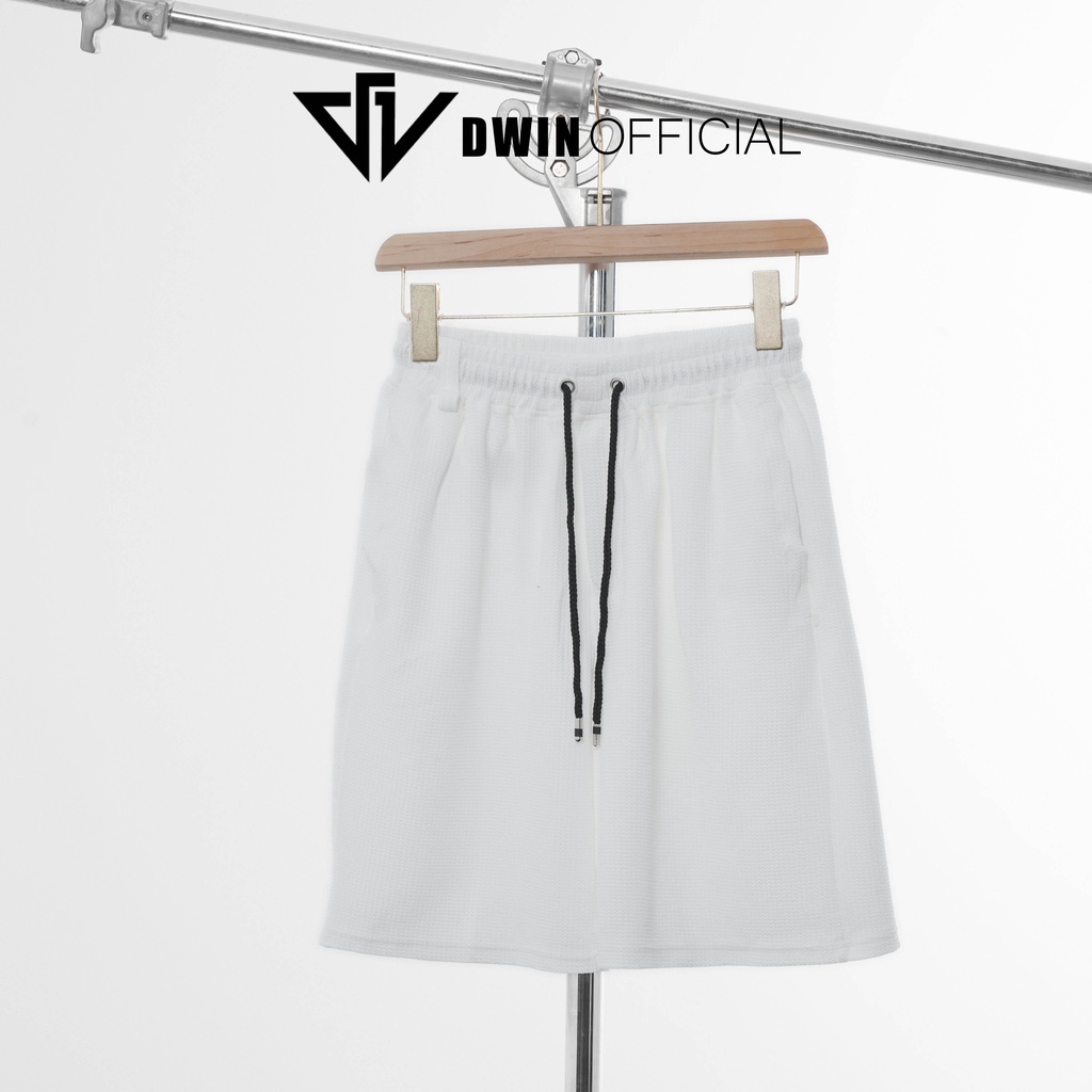 Ảnh Quần short đùi thun bắp unisex Dwin thun Basic nam nữ oversize ống rộng ulzzang Hàn Quốc 4