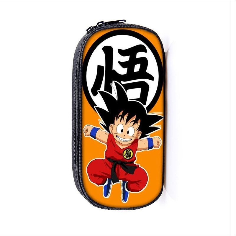 Dragon Ball Hoạt Hình Một Lớp Dây Kéo Học Sinh Bút Chì Trẻ Em Bút Bảo Quản Văn Phòng Phẩm Hộp polyester Cá Tính
