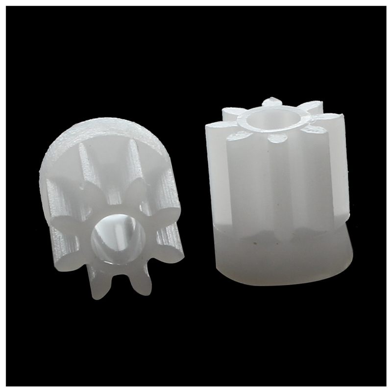 30 Chiếc 0.5 Modulus 8 Răng Nhựa Gear Cog Cho 2 Mm Đồ Chơi Ô Tô Trục Động Cơ