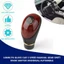 FUHUIOT Đòn Bẩy 5 Tốc Độ Xe Tải Ô Tô Phụ Kiện Thay Thế Tự Động Bánh Răng Dịch Chuyển Núm Giả Gỗ Đào Đường Kính Bóng 10 Mm Dịch Chuyển Sang Số