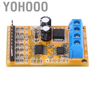 Yohooo R4AVA07 Bộ thu tín hiệu điện áp tương tự 7 kênh RS485 ADC RTU 03 06 Mô-đun thu thập mẫu mã chức năng