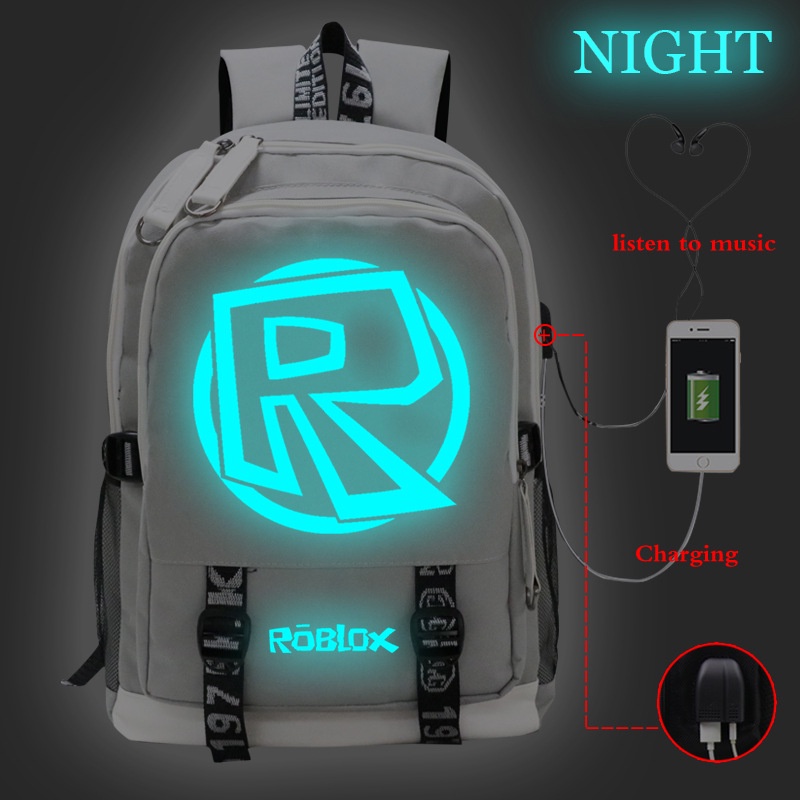 YT2 Roblox Ba Lô Dành Cho Nữ Nam Sinh Viên Dung Tích Lớn Thoáng Khí In Thời Trang Cá Tính Túi Đa Năng TY2