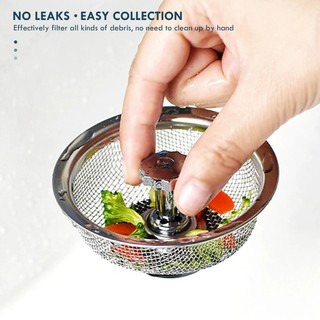 Bồn rửa nhà bếp bằng thép không gỉ Chống tắc nghẽn Thực phẩm Mảnh vỡ bắt - Thoát sàn phòng tắm Bộ lọc chất thải tóc Giỏ thoát nước