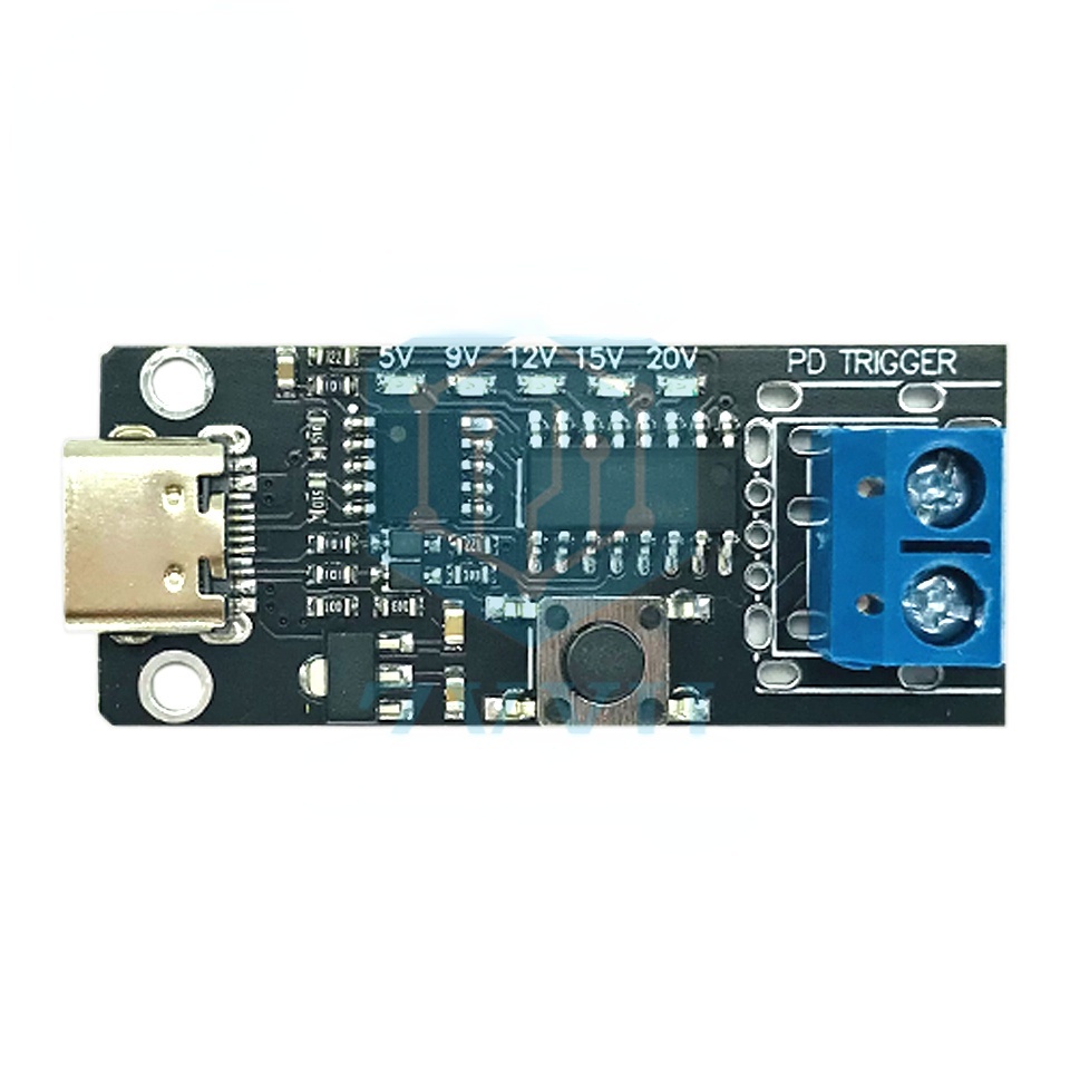 Scheda Trigger USB Type-C 100W 5A | QC PD 2.0 3.0 5V 9V 12V 15V 20V