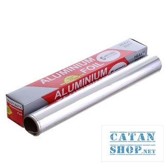 Cuộn giấy bạc nướng thực phẩm dùng cho nồi chiên không dầu (30cm X 5m) GD677-CuonBac5M