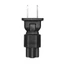 Btsg Bộ Chuyển Đổi Nguồn Dây Phích Cắm US 2 Pin 1-15P Sang IEC 320 C5 C7 Bộ Chuyển Đổi Nguồn Điện