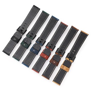 Dây Đeo Bằng Da Ngựa 20mm 22mm 24mm Cho Đồng Hồ Samsung S2 Galaxy watch 3 41 / 45mm