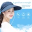 EBINLANDS Người Cá Mũ Nữ Vành Rộng Chống Tia UV Mũ Bóng Thoáng Khí