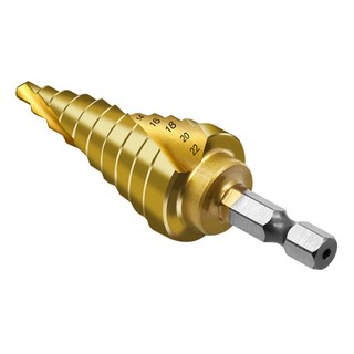 Charmantcc1 4-22mm cho khe cắm xoắn ốc phủ titan 4241 Chân lục giác Chùa Mũi khoan Bước Dril