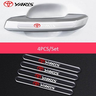 TOYOTA Miếng Dán Bảo Vệ Tay Nắm Cửa Xe Hơi Chống Trầy Cho Vios GR Sport Yaris Veloz Rush Avanza CHR Fortuner Innova Camry Raiza Sienta Corolla