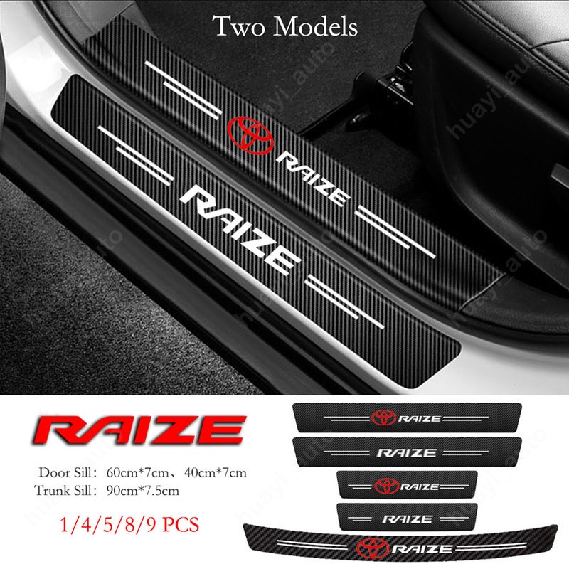 Miếng Dán Chống Trầy Không Thấm Nước Bảo Vệ Cốp Xe Hơi Toyota Raize